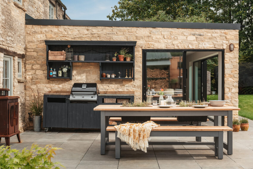 How can I protect my outdoor kitchen
