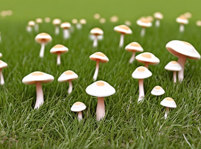 how to get mushrooms out of lawn