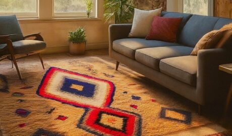 A clean and stain free carpet for the living room