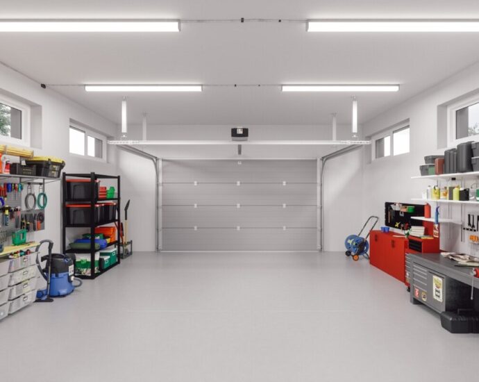 How to convert a concrete garage into a room?