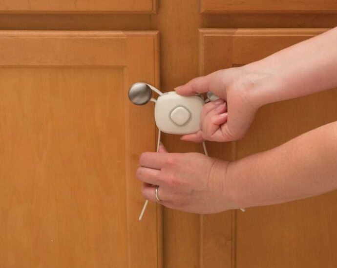 What is the easiest way to childproof cabinets