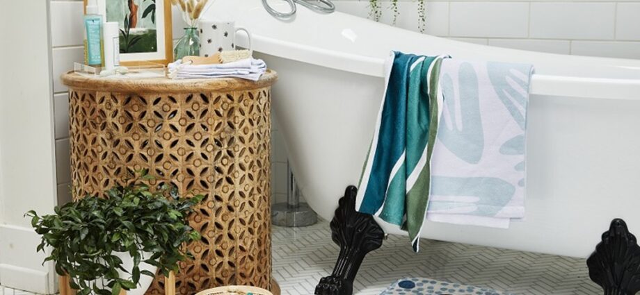 What can I use instead of a towel rack in the bathroom
