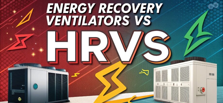 What is the difference between heat recovery ventilator and energy recovery ventilator