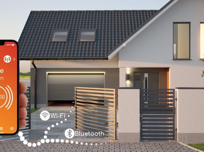Smart garage door with Wi-Fi opener and predictive repair technology for automated home access