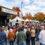 A crowd of Triangle-area homeowners gathering around the Celebrity Stage at the Fairgrounds Southern Ideal Home Show Fall 2026 at the North Carolina State Fairgrounds in Raleigh, NC