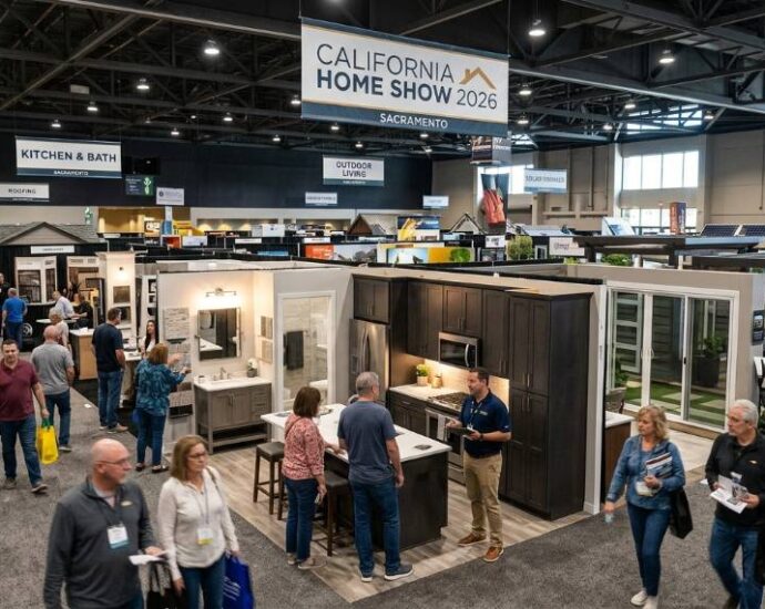 Visitors exploring home remodeling displays at the California Home Show 2026 in Sacramento